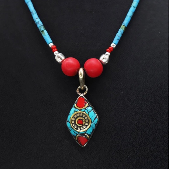 Turquoise, Lapis and Coral necklaces - Picture 8 of 15
